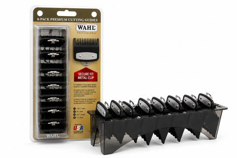 Wahl Premium Cutting Guides #1 - #8 With Organizer