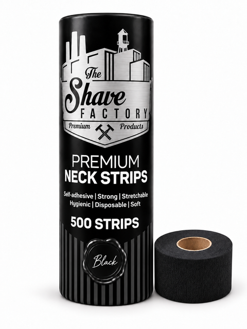 The Shave Factory Neck Strips - Black