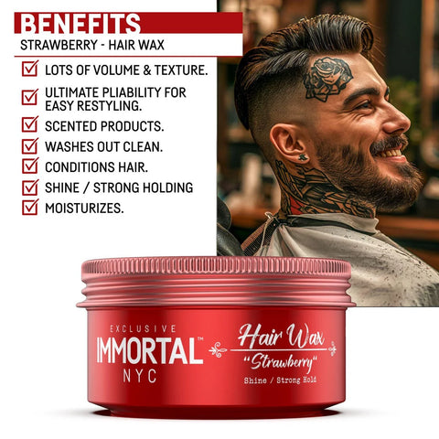 Immortal NYC ‘Strawberry’ Hair Wax