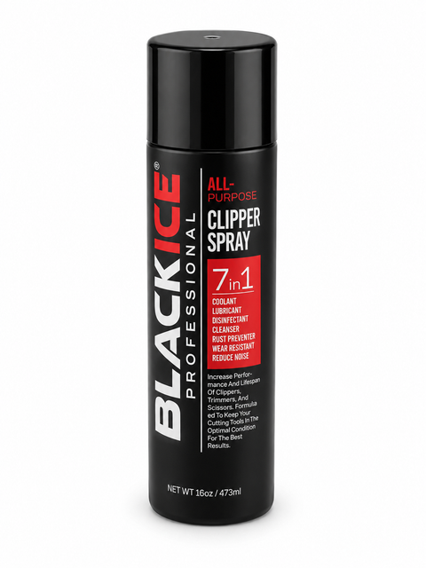 Black Ice Professional All Purpose 7-in-1 Clipper Disinfectant Spray 16oz