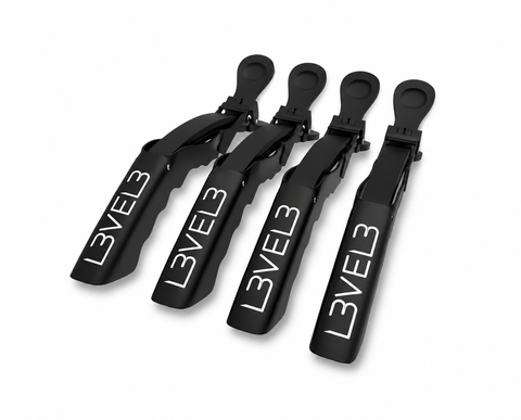 L3VEL3™ Hair Croc Clips - 4 Pack