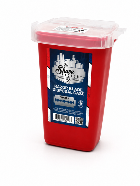 The Shave Factory Razor Blade Disposal Container