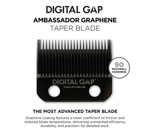 Cocco Pro Digital Gap™ Ambassador Graphene Taper Clipper Blade