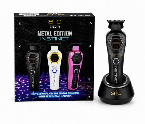 Stylecraft Instinct Metal Trimmer - Professional Cordless Hair Trimmer with Intuitive Torque Control and IN2 Vector Motor