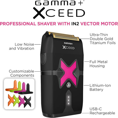 Gamma+ XCeed Professional Foil Shaver with IN2 Vector Motor