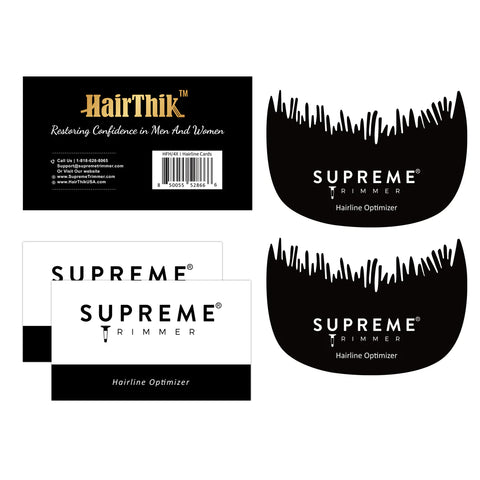 HairThik by Supreme Trimmer Hairline Optimizer Cards