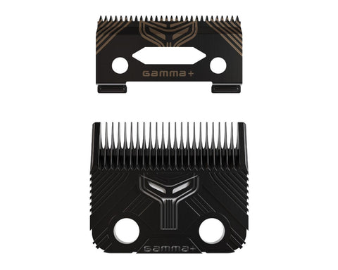 Gamma+ T1000 Echo Fixed Fade Blade and Shallow 2.0 Clipper Blade Set