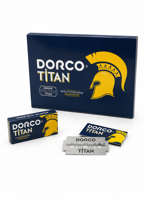 DORCO Titan Double Coated Stainless Blades - 100CT