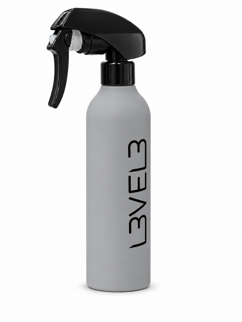L3VEL3™ Rubberized Spray Bottle - Grey