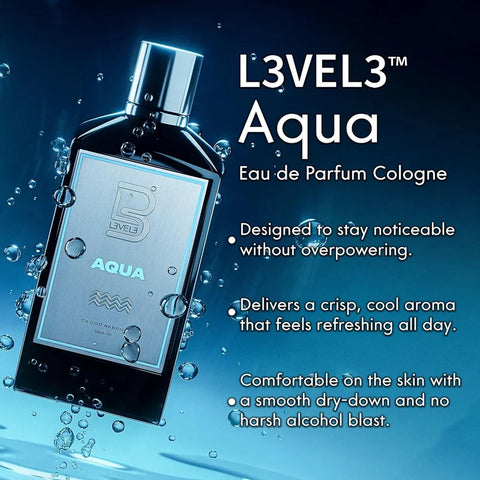 L3VEL3™ Aqua - Eau de Parfum Cologne