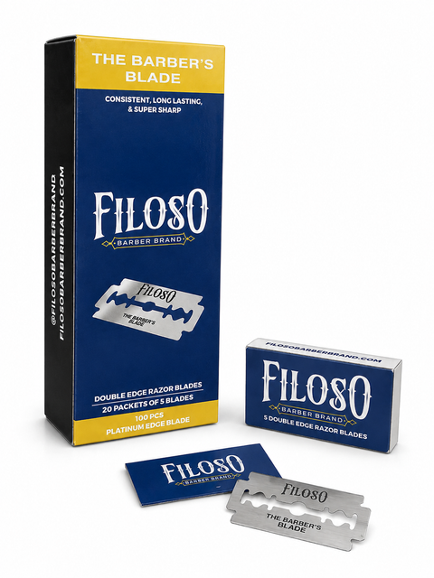 Filoso Barber Brand Double Edge Razor Blades - 100ct