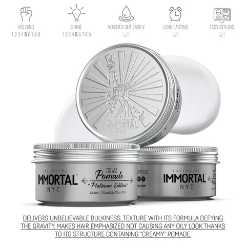 Immortal NYC 'Platinum Edition' Cream Pomade