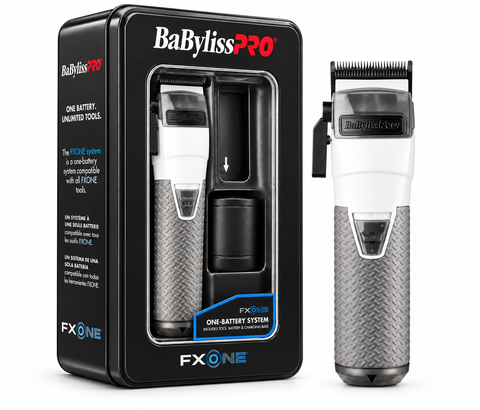 BaBylissPRO® Limited Edition FXONE All-Metal Interchangeable Battery Clipper FrostByte