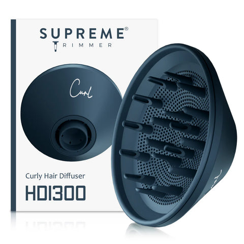 Supreme Trimmer Curly Hair Diffuser Nozzle - Grey Blue