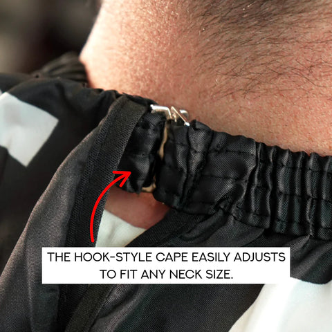 Supreme Trimmer Premium Barber Cape - Steel Smoke