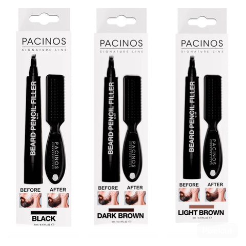 Pacino’s Signature Line Beard Pencil Filler + Brush