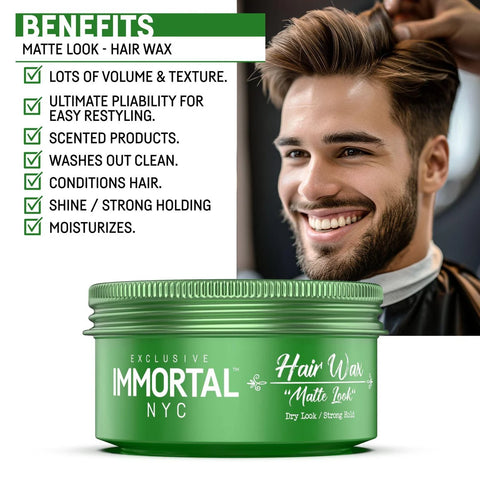 Immortal NYC "Matte Look" Hair Wax