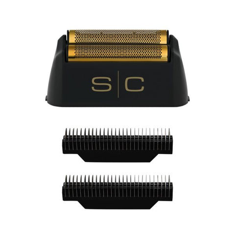 Stylecraft Gold Titanium Foil and Echo Cutters for the Instinct Foil Shaver