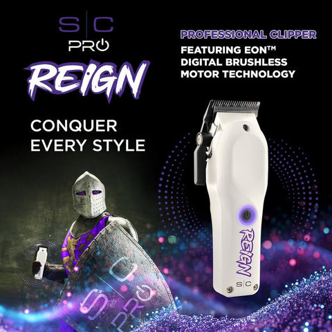 Stylecraft Reign Professional Hair Clipper with EON Digital Brushless Motor