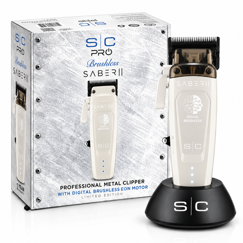 Stylecraft Saber 2 Professional Cordless Hair Clipper - White