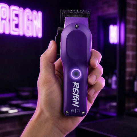 Stylecraft Reign Professional Hair Clipper with EON Digital Brushless Motor - Purple