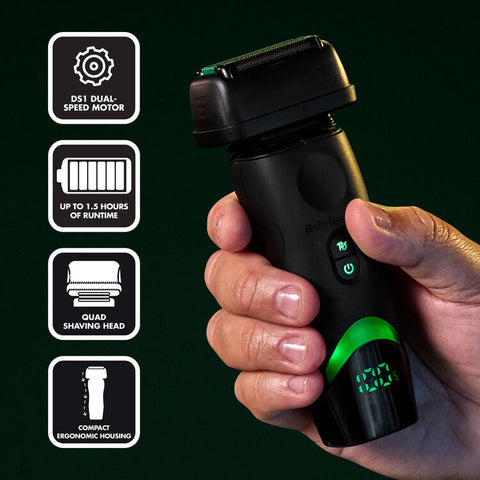 BaBylissPRO® x Tomb45® Wireless Charging Double-Foil Shaver