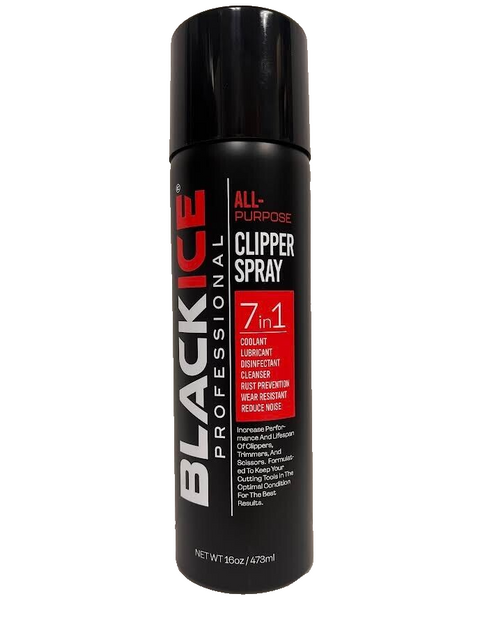 Black Ice Professional All Purpose 7-in-1 Clipper Disinfectant Spray 16oz
