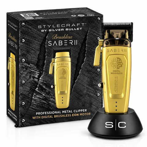 Stylecraft Saber 2 Professional Cordless Hair Clipper - Gold