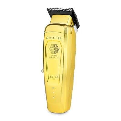 Stylecraft Saber 2 Professional Cordless Modular Hair Clipper with High-Torque Digital Brushless Motor - Gold
