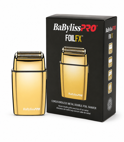 BaBylissPRO® Cordless Gold Double Foil Shaver FOILFX02