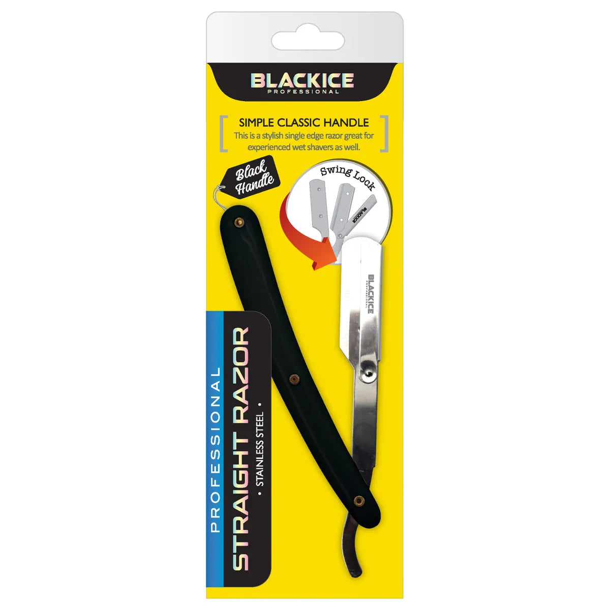 Black Ice Professional Classic Black Straight Razor – Jersey Shore ...