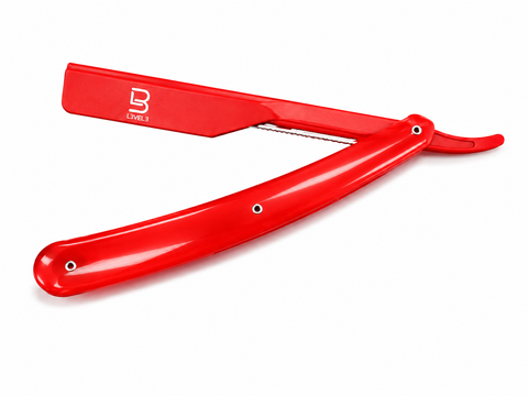 L3VEL3™ Straight Razor Holder - Red