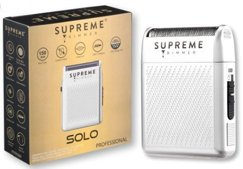 Supreme Trimmer Solo Single Foil Shaver - White