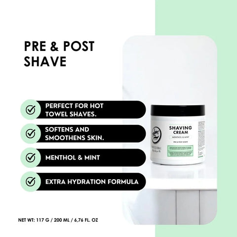 Rolda - Menthol & Mint Shaving Cream For Sensitive Skin