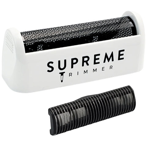 Supreme Trimmer Solo Replacement Foil & Cutter - White