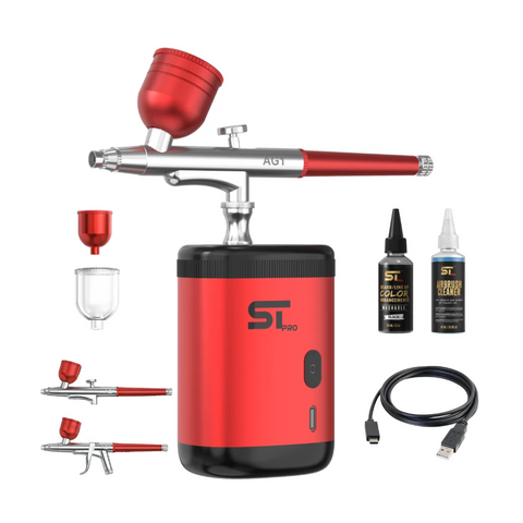 ST Pro Airbrush Kit - Red