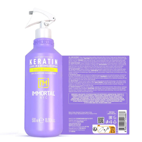Immortal NYC Plant Keratin Leave-In & Detangler Spray