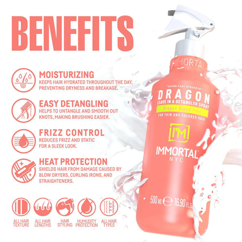 Immortal NYC Dragon Blood Tree Leave-In & Detangler Spray