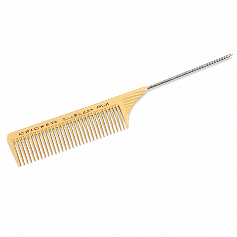 Cricket Silkomb Pro-55 Wide Toothed Rattail Comb