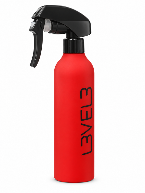 L3VEL3™ Rubberized Spray Bottle - Red