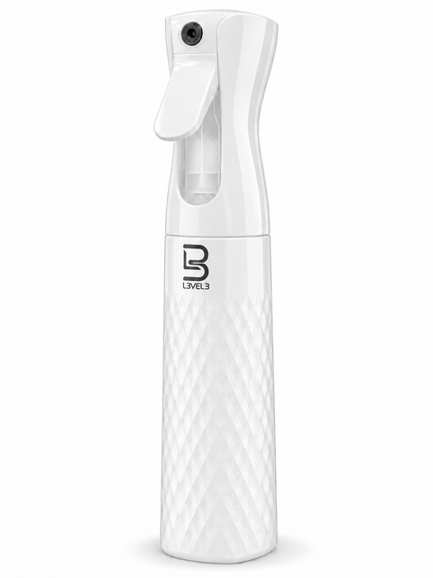 L3VEL3™ Beveled Spray Bottle - White