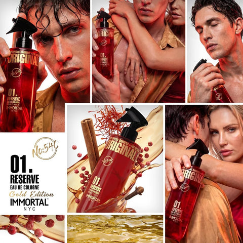Immortal NYC Reserve “Gold Edition” 01. Eau De Cologne 500ml