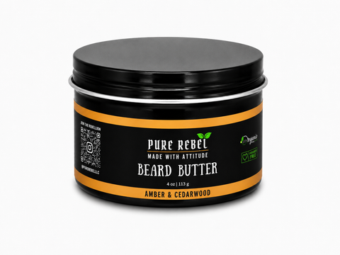 Pure Rebel Beard Butter - Amber & Cedarwood
