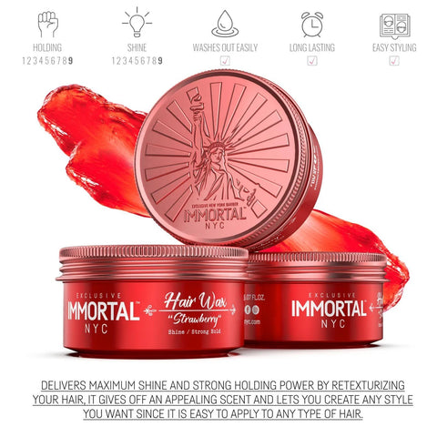 Immortal NYC ‘Strawberry’ Hair Wax