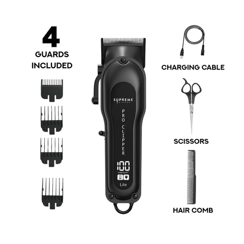 Supreme Trimmer PRO CLIPPER™ LITE - Black