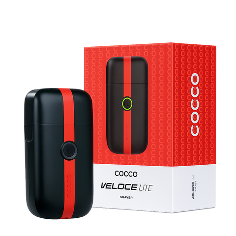 Cocco Veloce Lite Shaver (Black/Red Stripe)