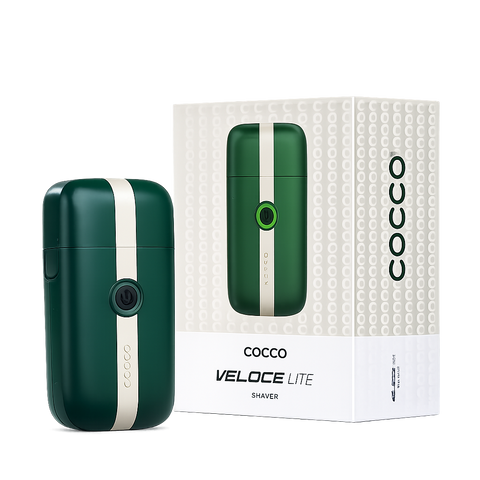 Cocco Veloce Lite Shaver (Green/ White Stripe)
