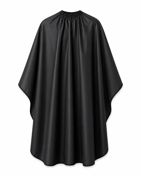 StyleTek Brushed Black Barber Cape