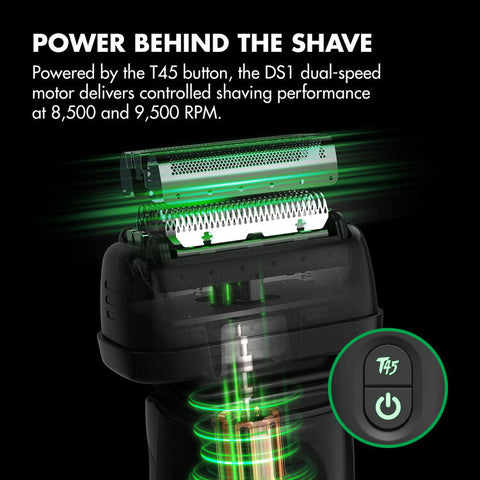 BaBylissPRO® x Tomb45® Wireless Charging Double-Foil Shaver