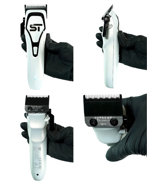 Supreme Trimmer Darkstar 72™ Cordless Vector Clipper - White